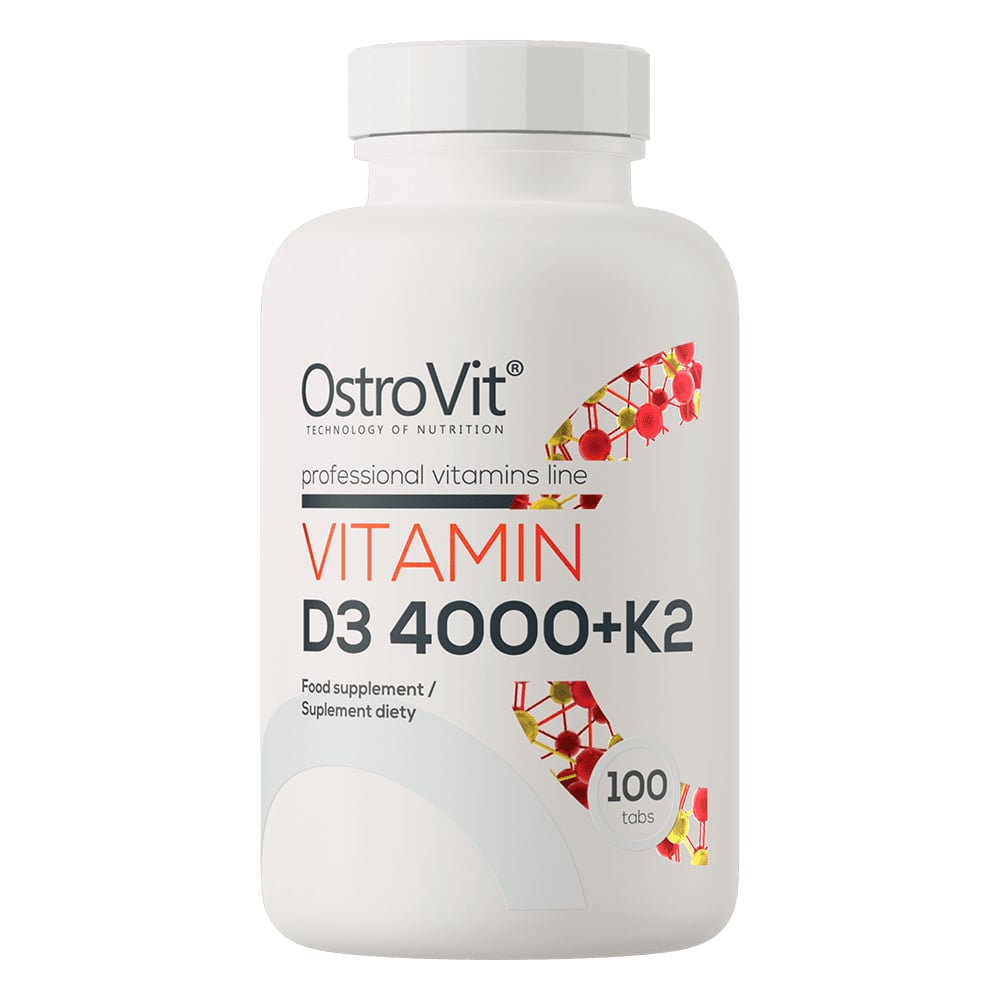 DEMO – OstroVit Vitamin D3 4000 IU + K2 100 tabliet