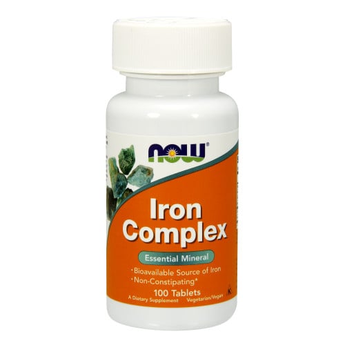 NOW Iron Complex 100 tabliet
