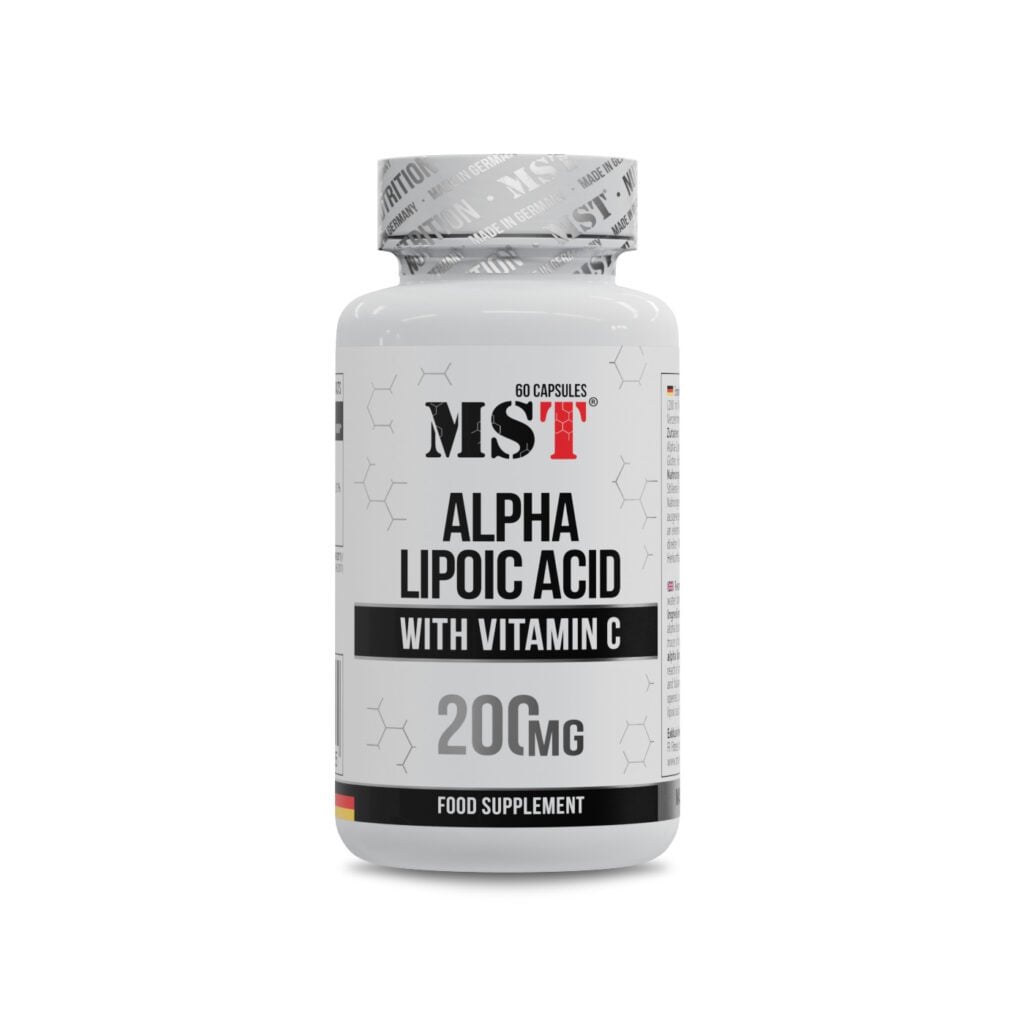 MST Alpha Lipoic Acid 200 mg + Vitamin C 60 kapsúl