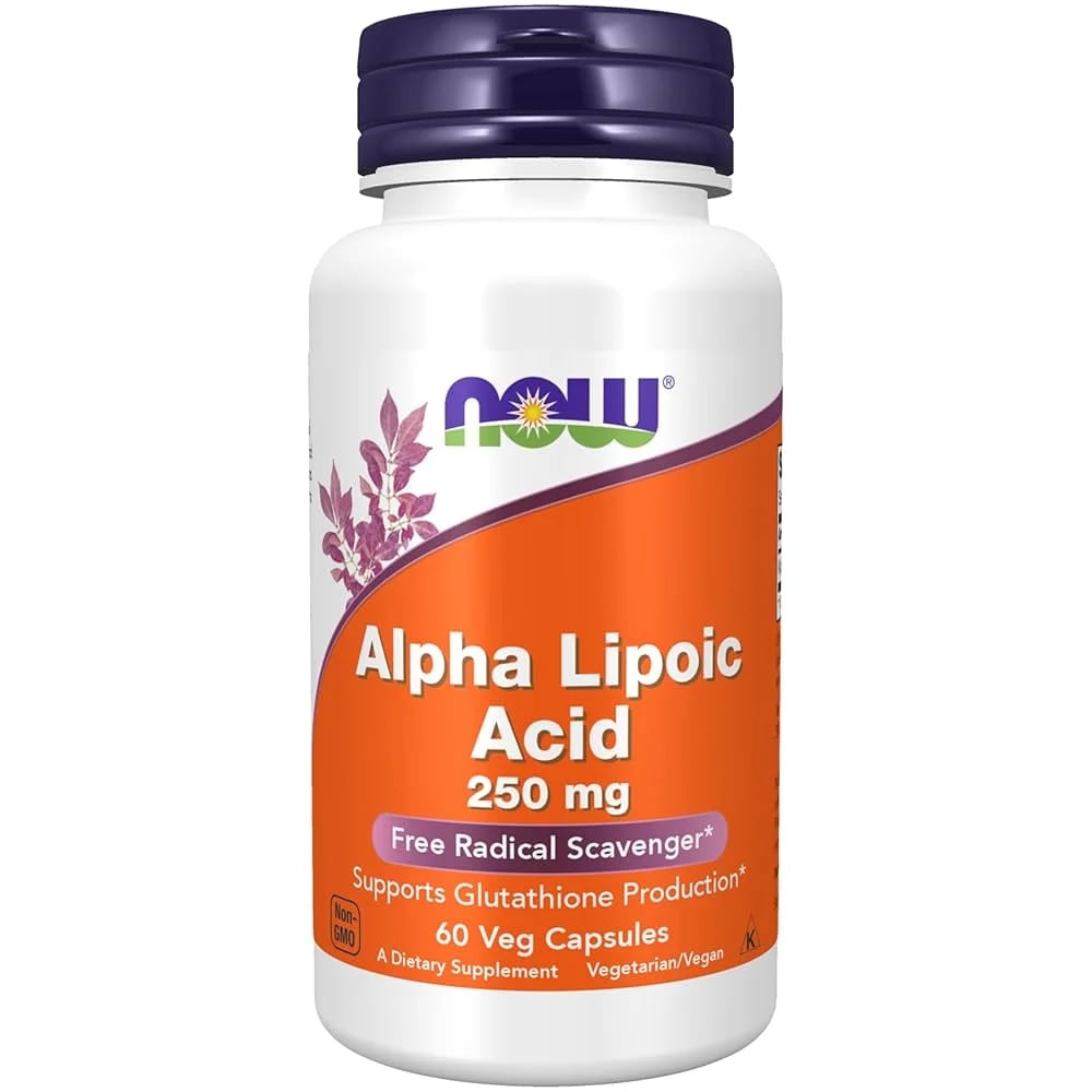 NOW Alpha Lipoic Acid 250 mg 60 rastlinných kapsúl