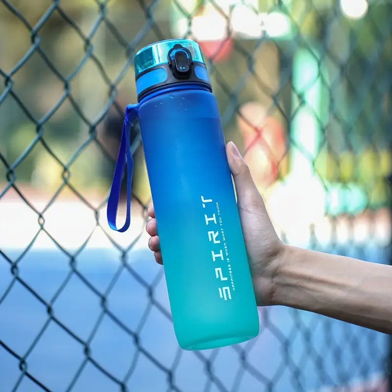 Športová fľaša 750 ml čierno-modrá