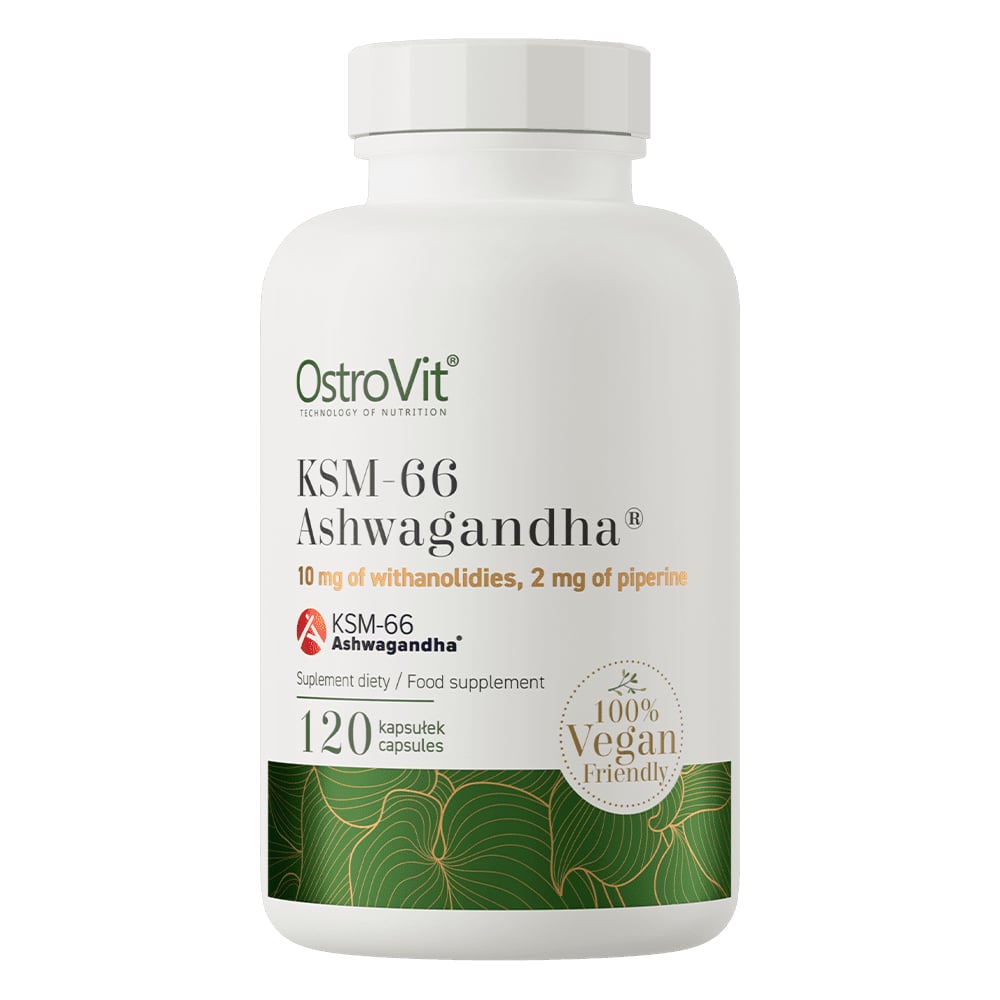 OstroVit KSM-66 Ashwagandha VEGE 120 kapsúl