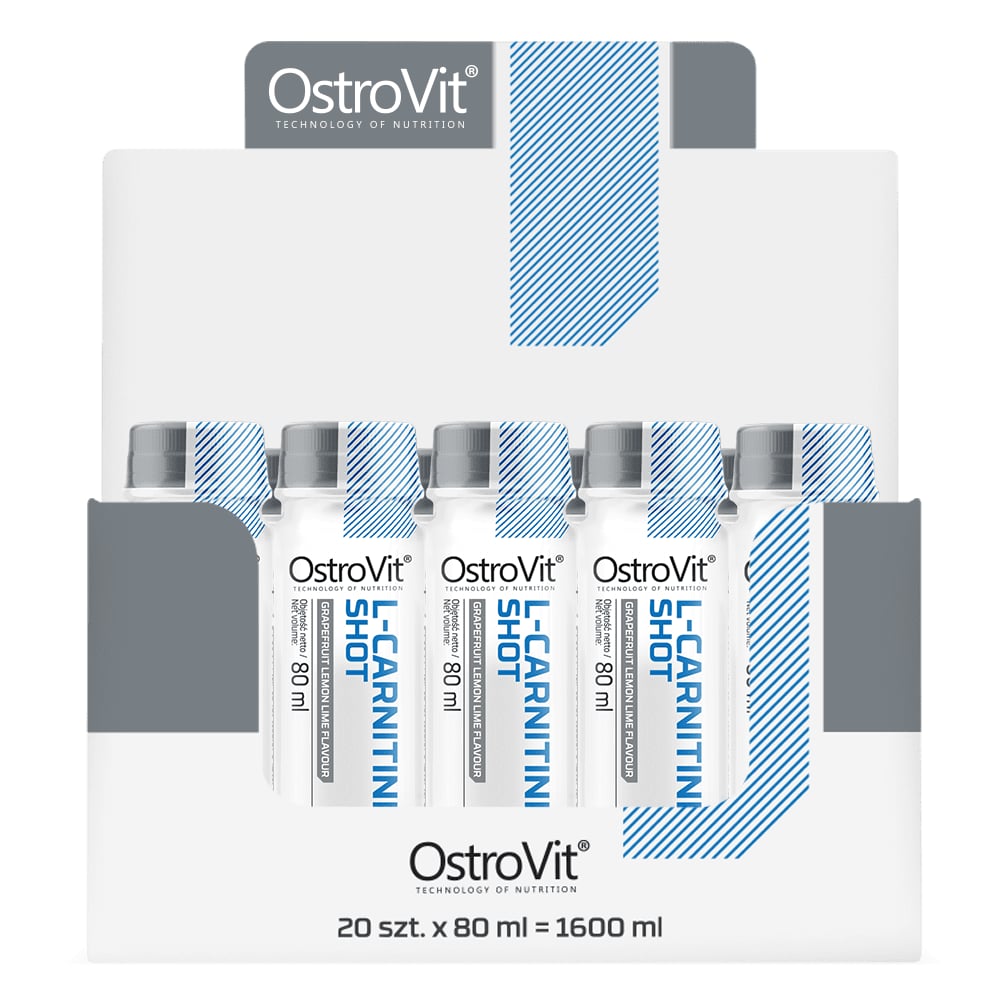 OstroVit L-Carnitine Shot Box 20 × 80 ml