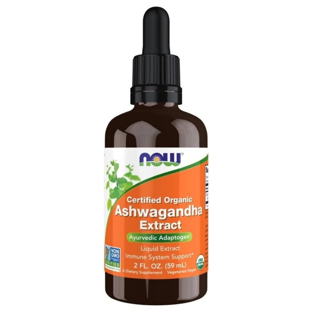 NOW Organic Ashwagandha Liquid Extract 59 ml