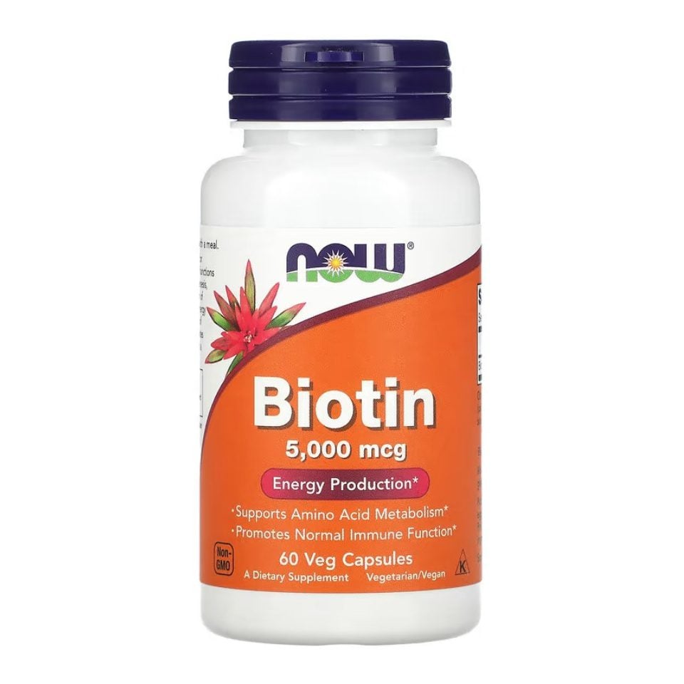 NOW Biotin 5000 mcg 60 kapsúl