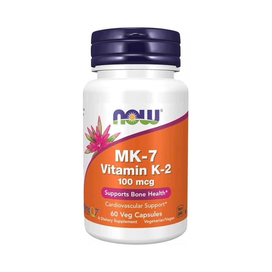 NOW MK-7 Vitamin K-2 100 mcg 60 vegetariánskych kapsúl