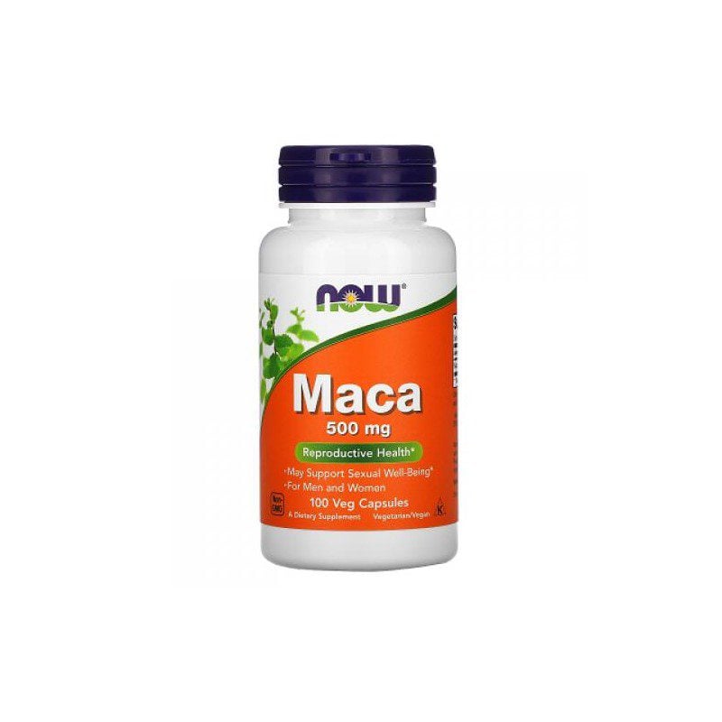 NOW Maca 500 mg 100 vegetariánskych kapsúl