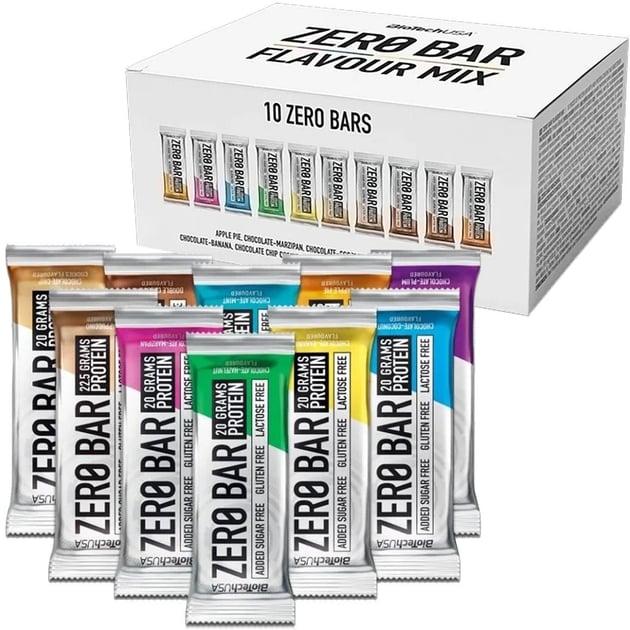 BIOTECHUSA Zero Bar Flavour Mix Kit 10 × 50 g
