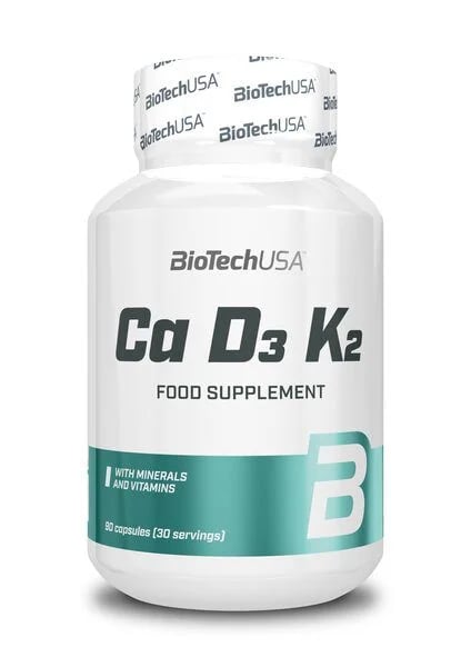 BioTechUSA Ca-D3-K2 90 kapsúl