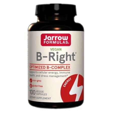 Jarrow Formulas B-Right B-Complex komplex vitamínů skupiny B 100 veganských kapslí