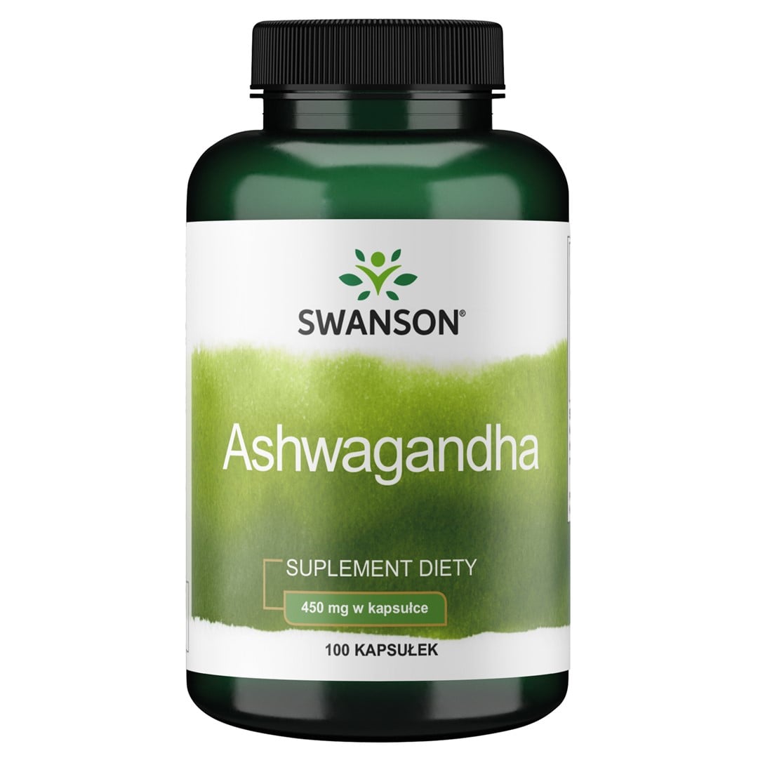 Swanson Ashwagandha (indický ženšen) 450 mg 100 kapslí