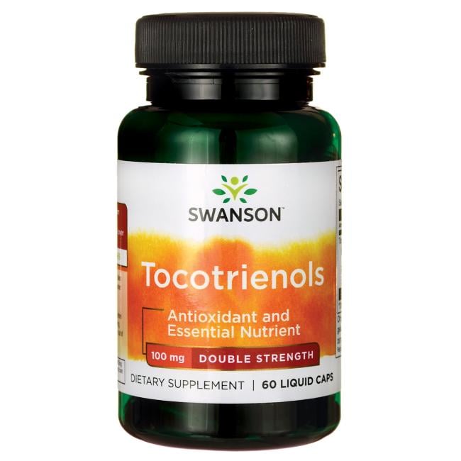 Swanson Vitamin E tokotrienoly Forte s annatto 100 mg 60 kapslí
