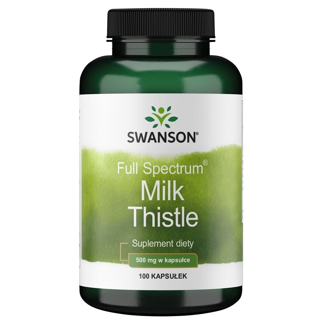 Swanson Full Spectrum Milk Thistle (ostropestřec mariánský) 500 mg 100 kapslí