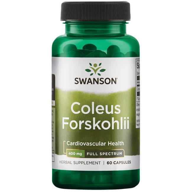 Swanson Coleus Forskohlii (forskolín) 400 mg 60 kapsúl