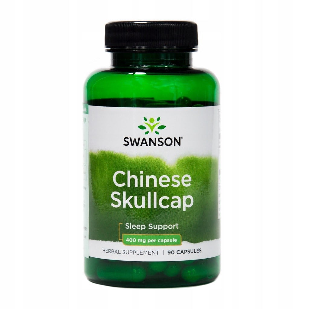 Swanson Full Spectrum Chinese Scullcap (šišák bajkalský) 400 mg 90 kapslí