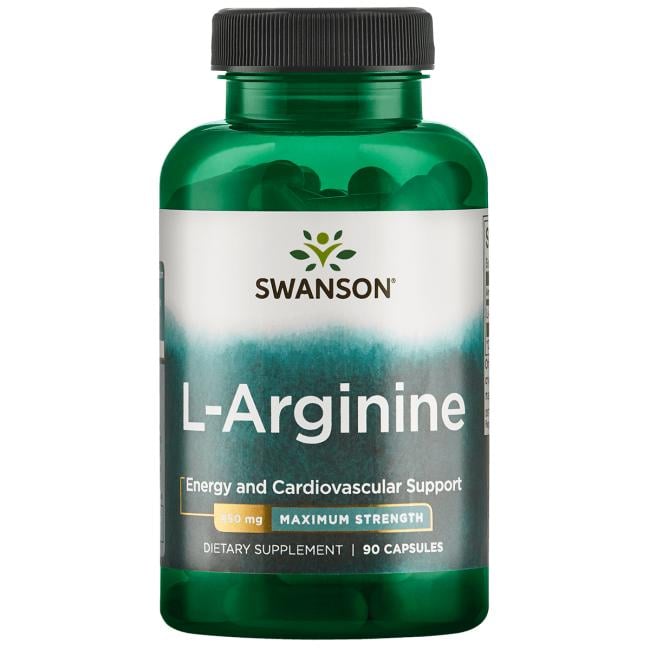 Swanson L-arginin Forte 850 mg 90 kapslí