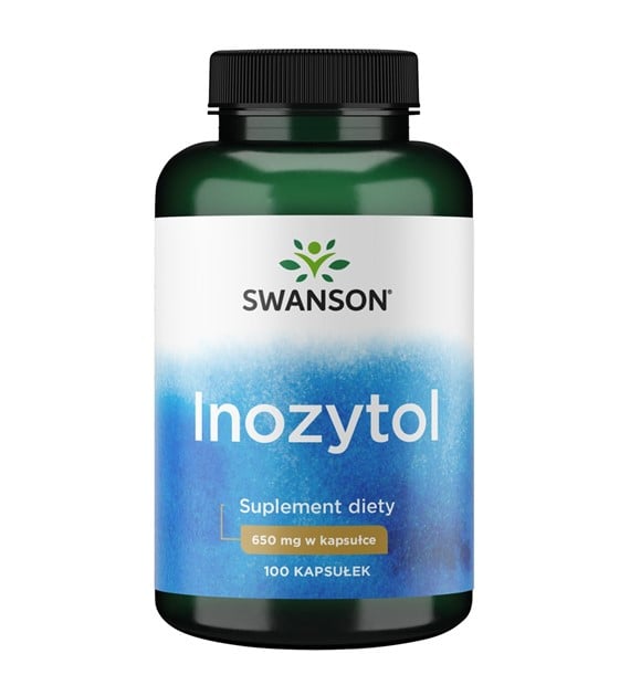 Swanson inositol (vitamin B8) 650 mg 100 kapslí