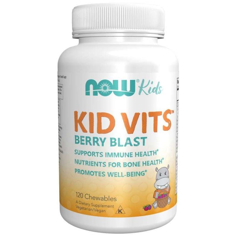 Now Foods Kid Vits vitamíny a minerály pre deti 120 žuvacích pastiliek