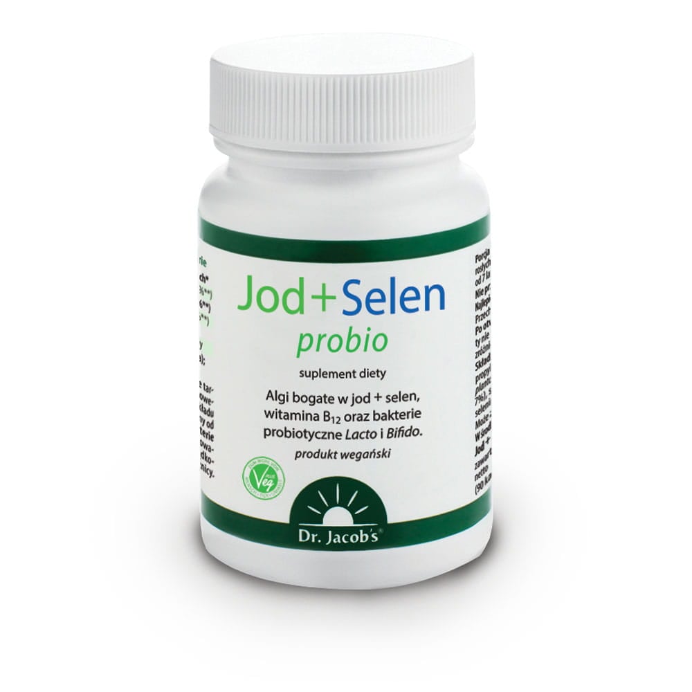 Dr. Jacob's Jód a selén Probio 90 vegánskych kapsúl
