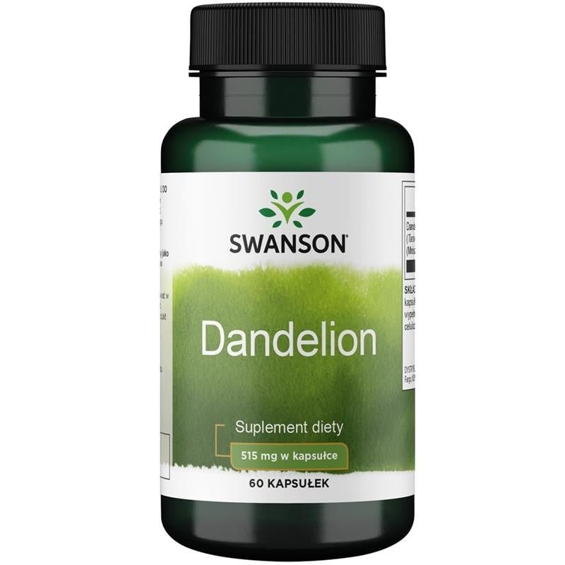 Swanson Pampeliška lékařská (Dandelion Root) 515 mg 60 kapslí