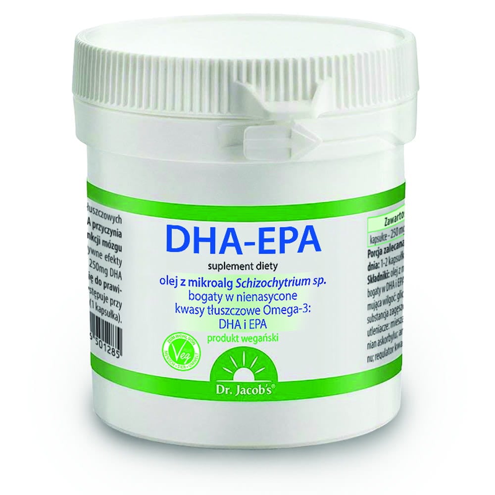 Dr. Jacob's DHA EPA 60 kapslí z řas