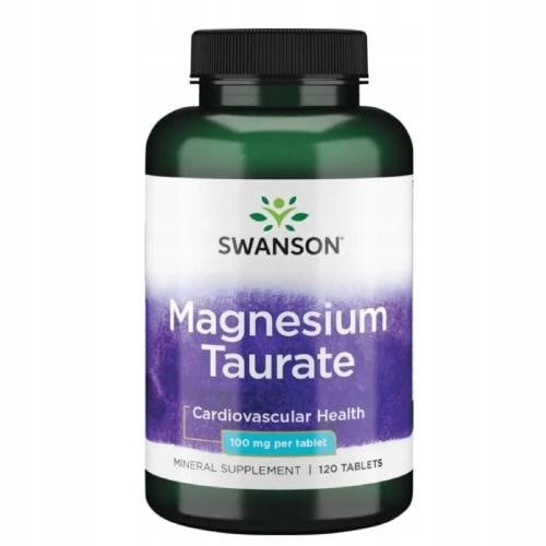 Swanson Taurát hořečnatý 100 mg 120 tablet