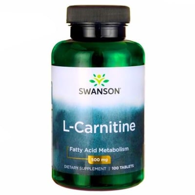 Swanson L-karnitin 500 mg 100 tablet