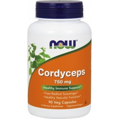 Now Foods Cordyceps 750 mg 90 vegánskych kapsúl