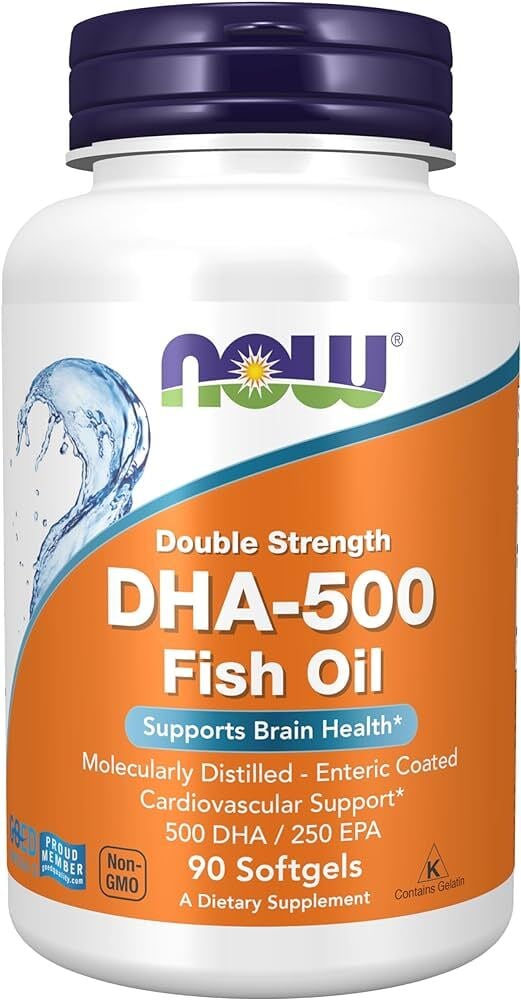 Now Foods DHA-500 Double Strength DHA/EPA 90 mäkkých kapsúl