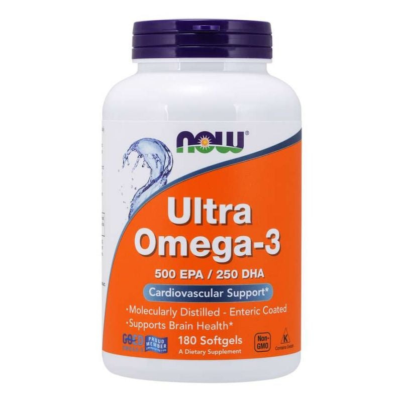 Now Foods Ultra Omega 3 180 měkkých kapslí