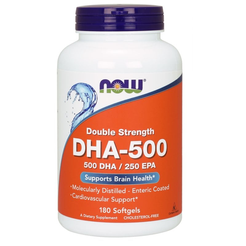 Now Foods DHA-500 180 kapslí