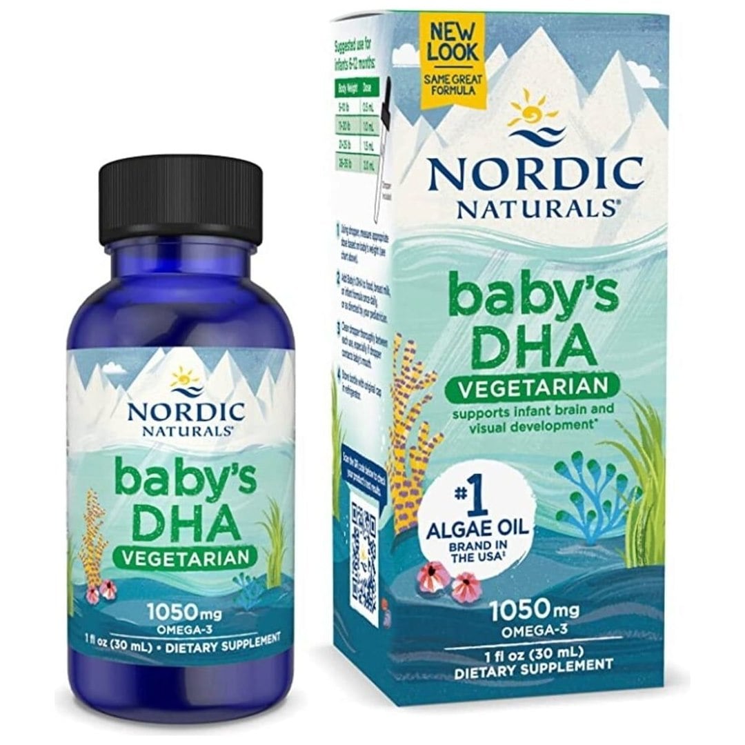Nordic Naturals Baby's DHA vegetariánske ekologické omega-3 pre deti 30 ml