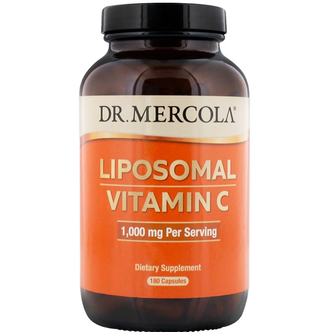 Dr. Mercola Liposomální vitamin C 1000 mg 180 kapslí