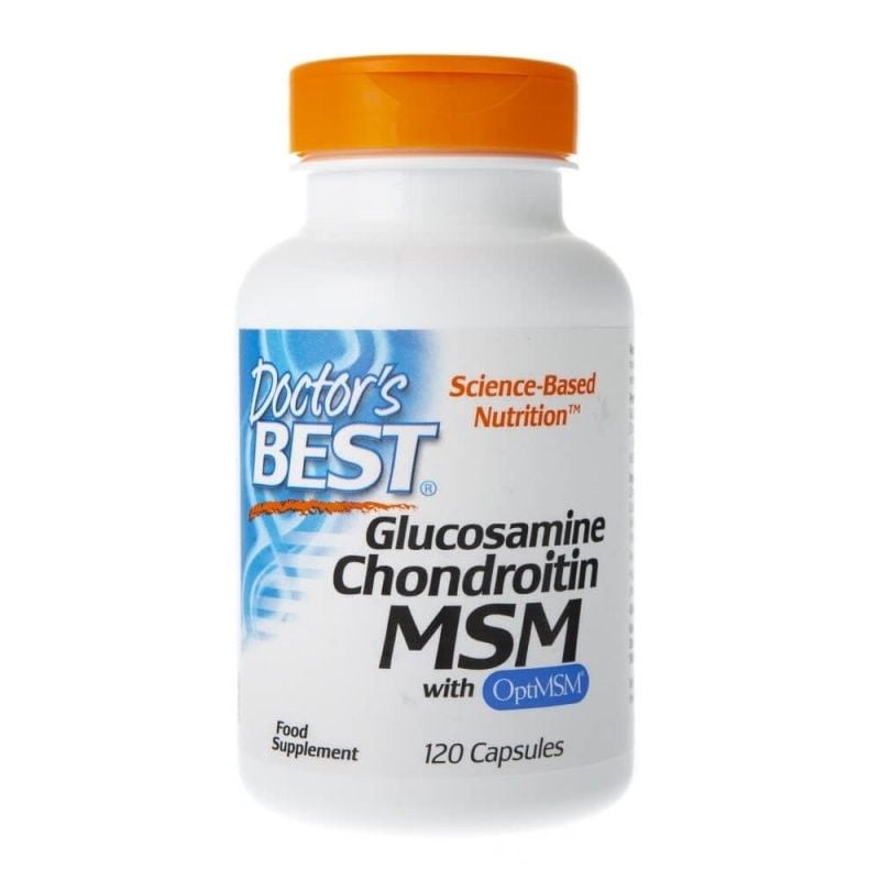 Doctor's Best Glukozamín, chondroitín a MSM 120 kapsúl