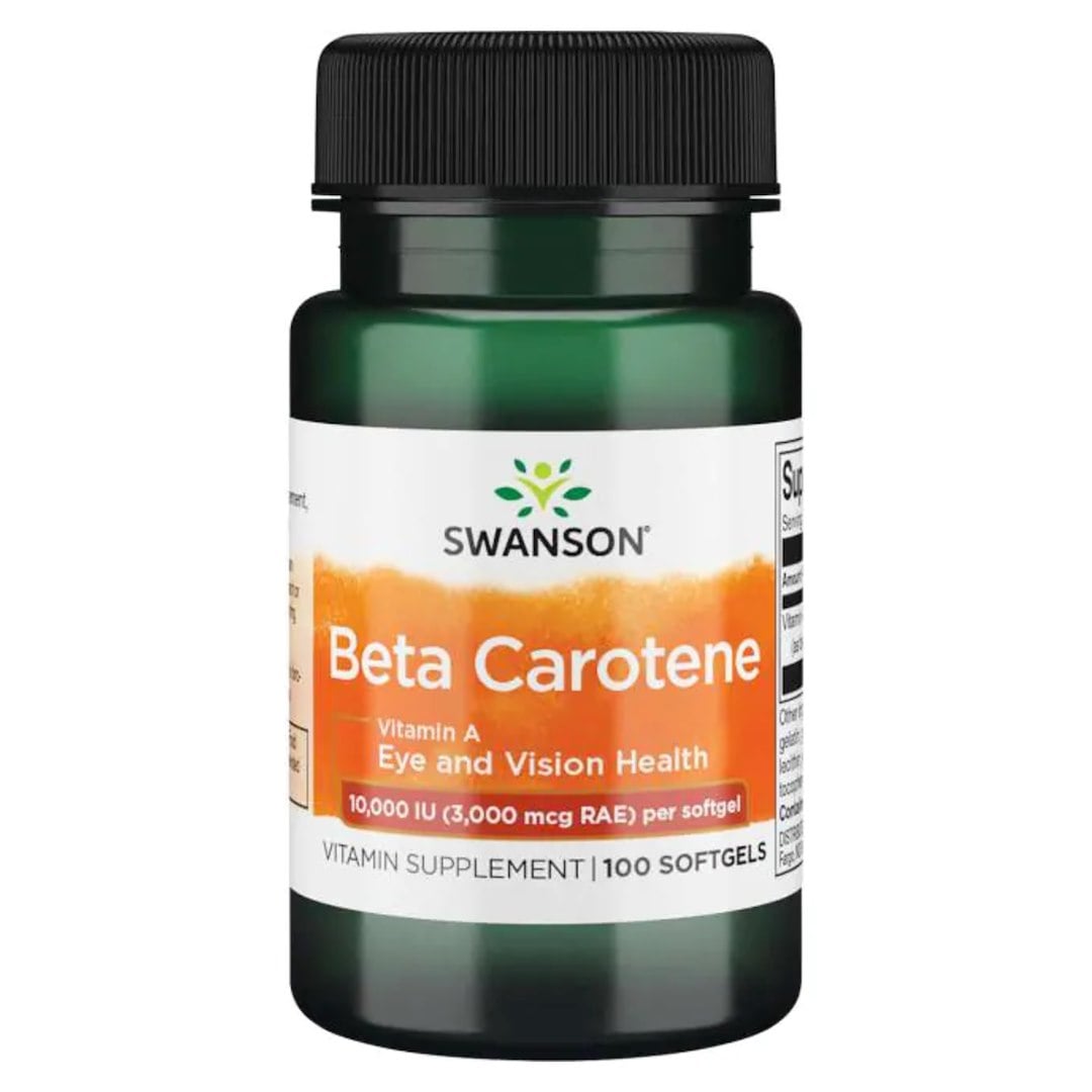 Swanson Beta Carotene (betakaroten) 10 000 IU 100 kapslí