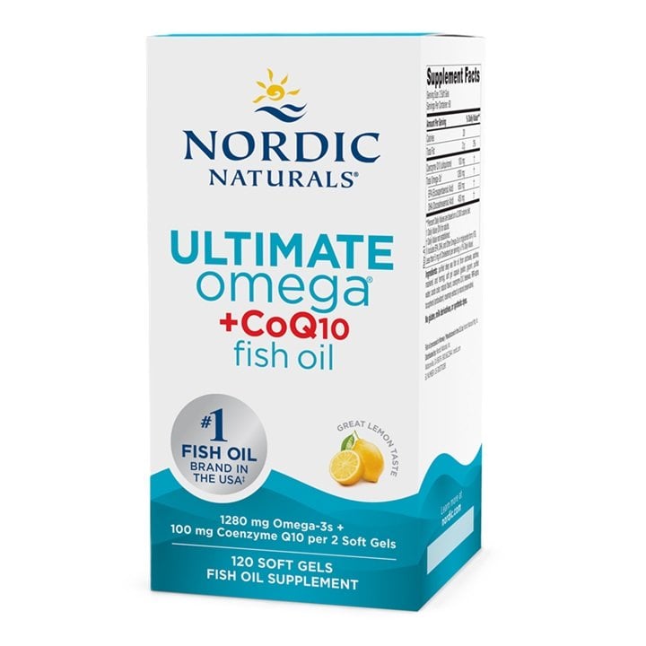 Nordic Naturals Ultimate Omega + CoQ10 1280 mg 120 mäkkých kapsúl
