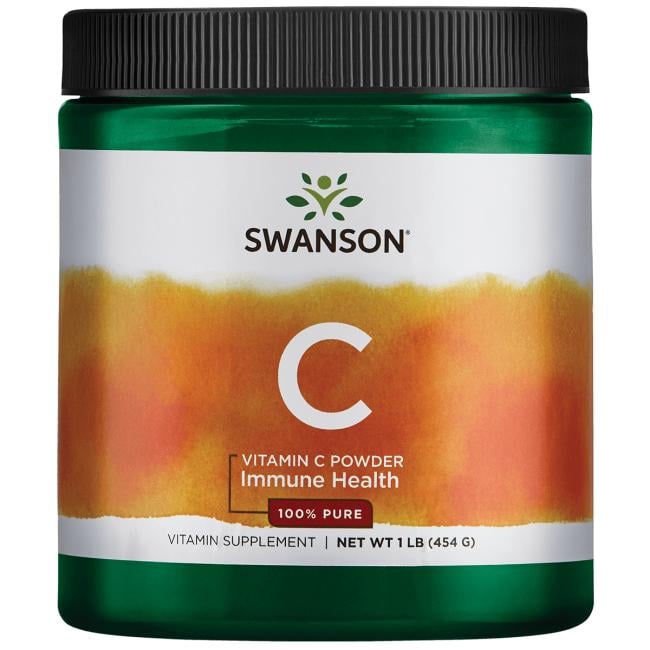 Swanson Vitamín C 1000 mg 100 % čistota 454 g