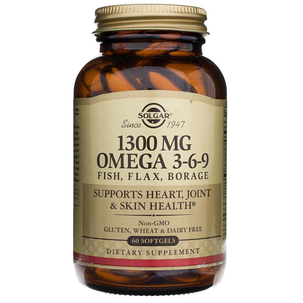 Solgar Omega 3-6-9 1300 mg 60 měkkých kapslí