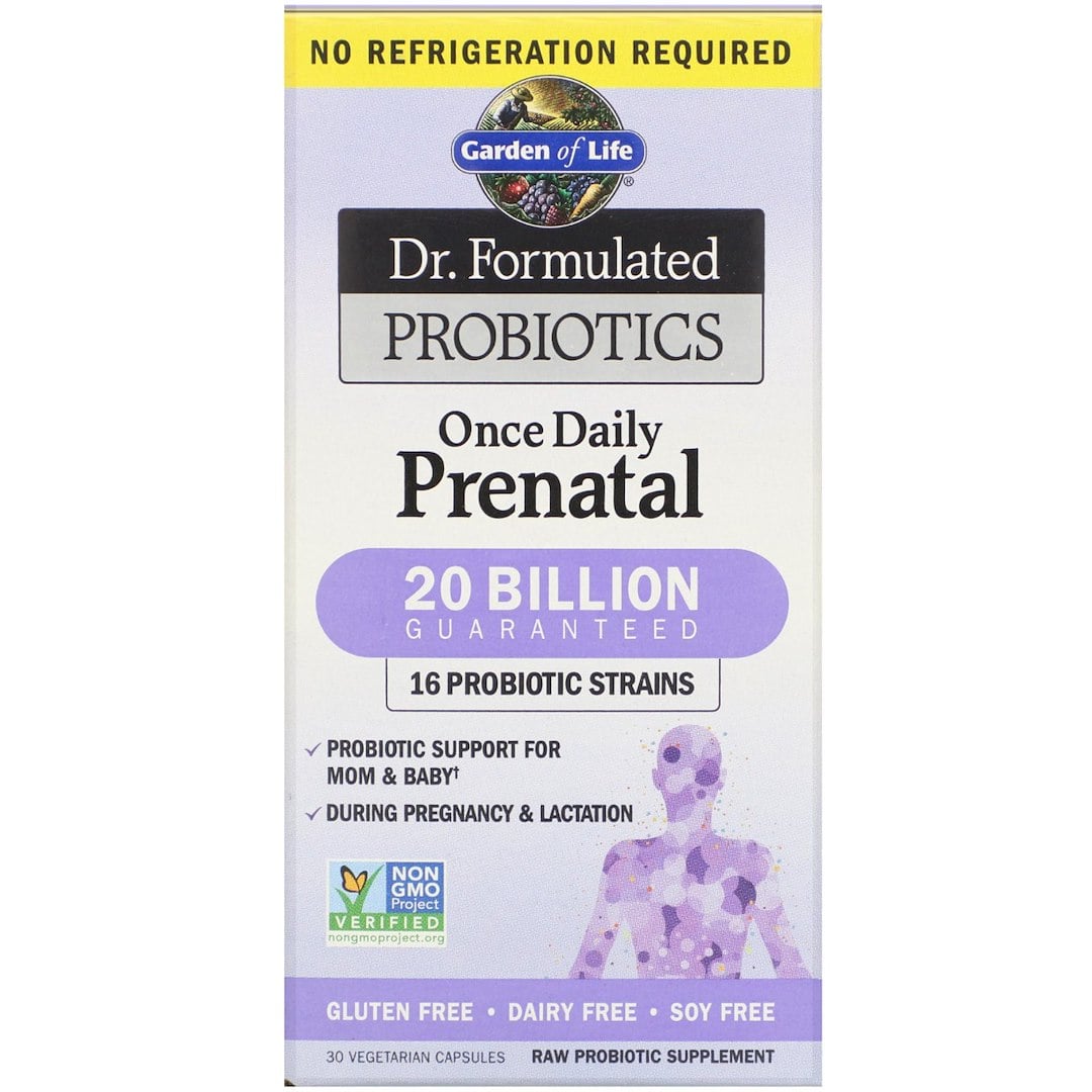Garden of Life Dr. Formulated Probiotics Once Daily pre tehotné ženy 30 vegánskych kapsúl