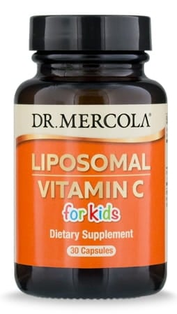 Dr. Mercola Liposomální vitamín C pro děti 30 kapslí