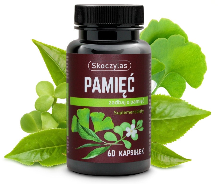 Skoczylas Pamäť (Bacopa monnieri, Ginkgo biloba) 60 kapsúl