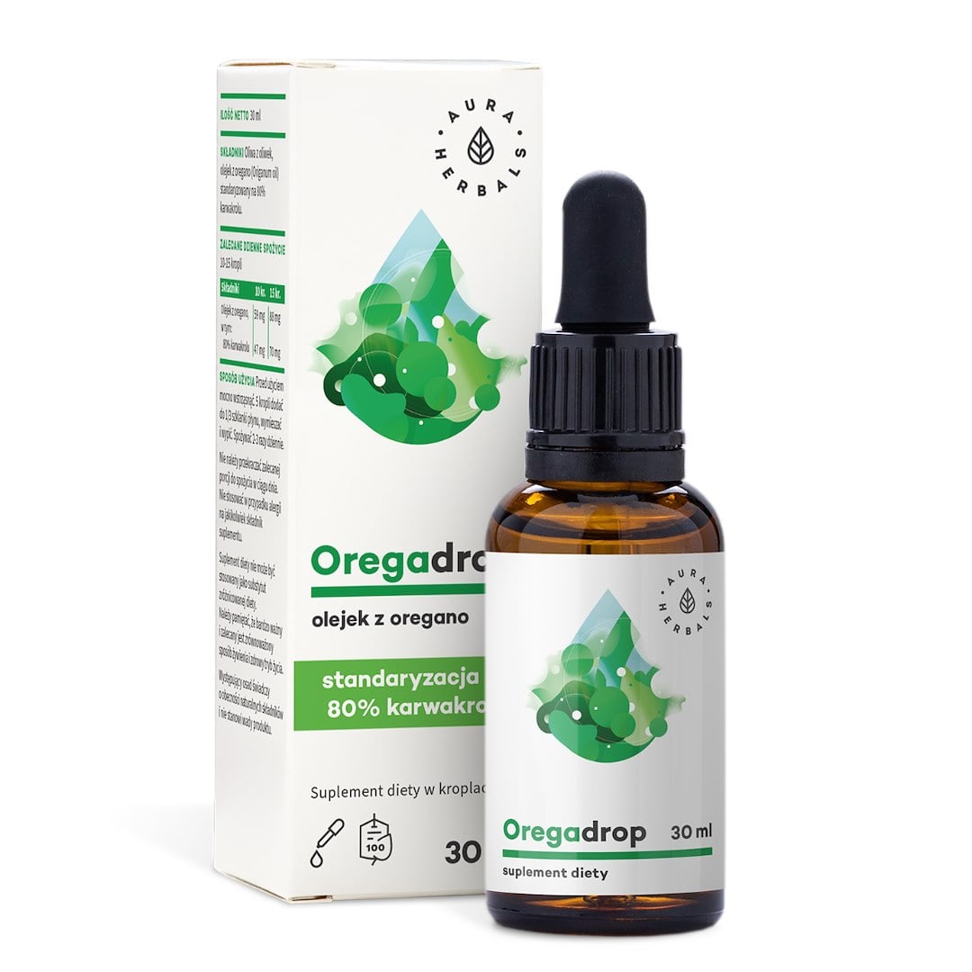 Aura Herbals Oregadrop olej z oregana 30 ml v kvapkách