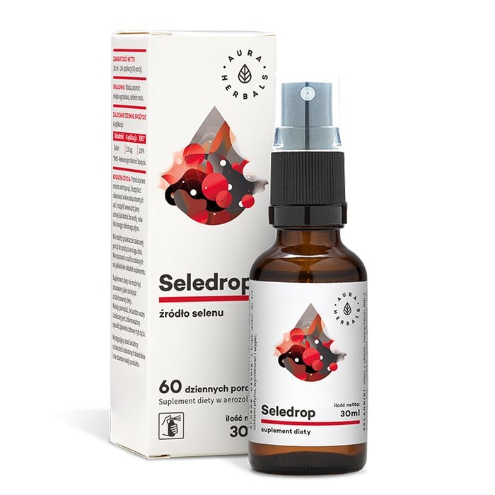 Aura Herbals Seledrop selen 110 µg 30 ml ve spreji