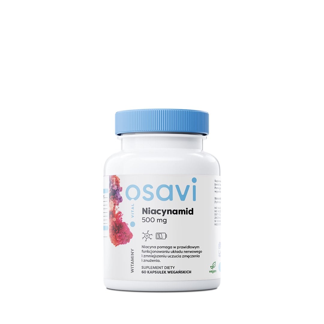Osavi Vitamín B3 (amid kyseliny nikotínovej) 500 mg 60 kapsúl