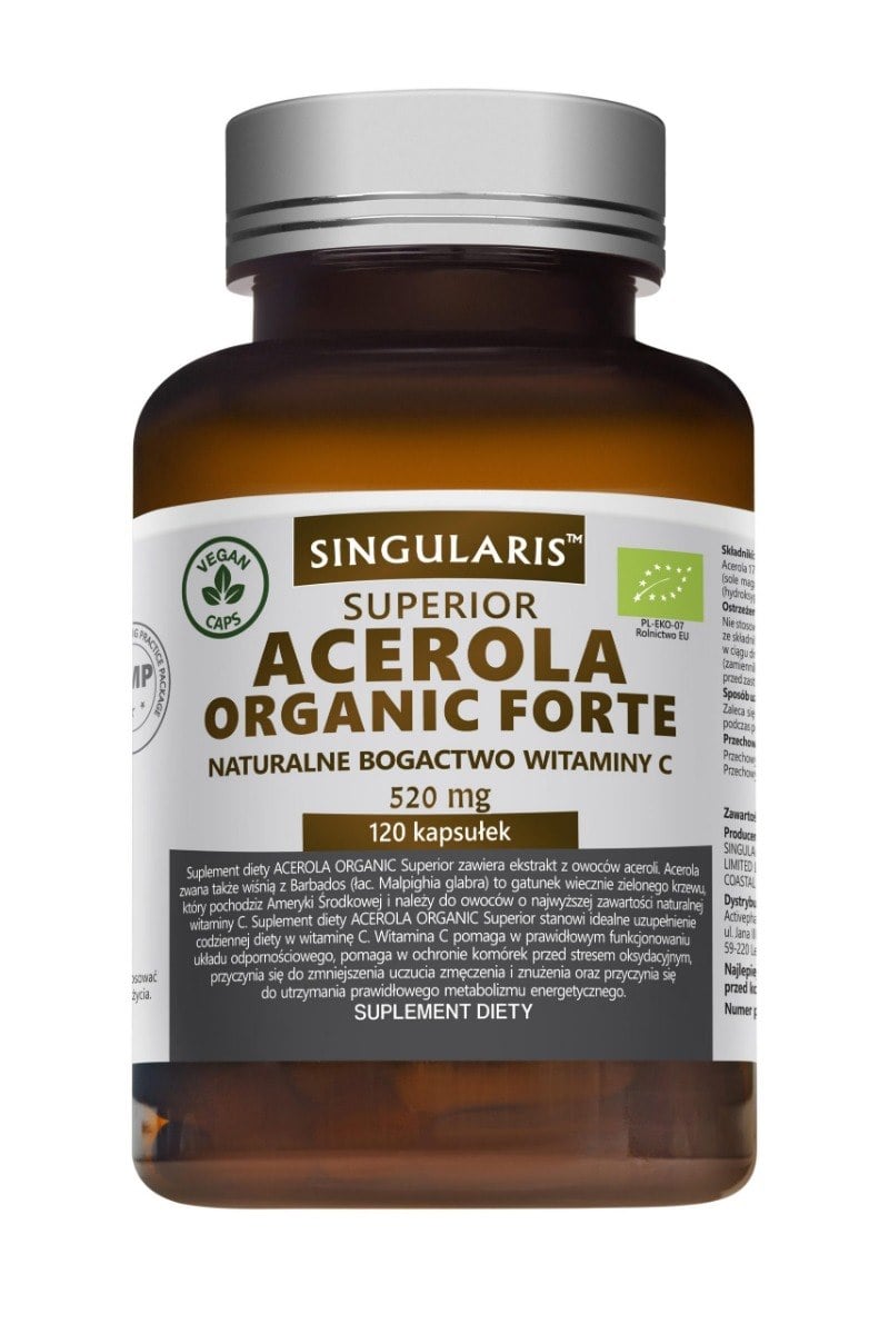 Singularis Acerola Organic Forte 520 mg 120 kapsúl