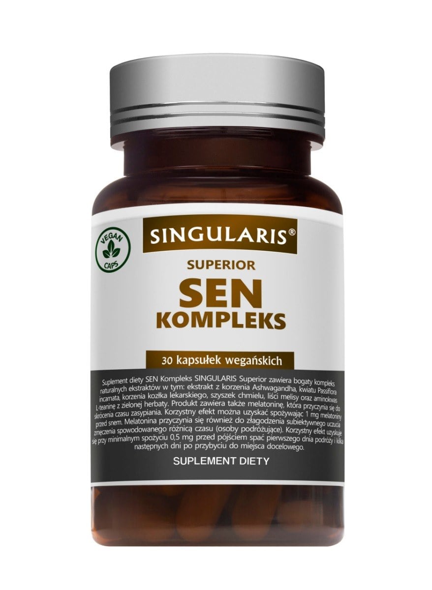Singularis Spánok Komplex (ashwagandha, chmeľ, L-teanín) 30 kapsúl