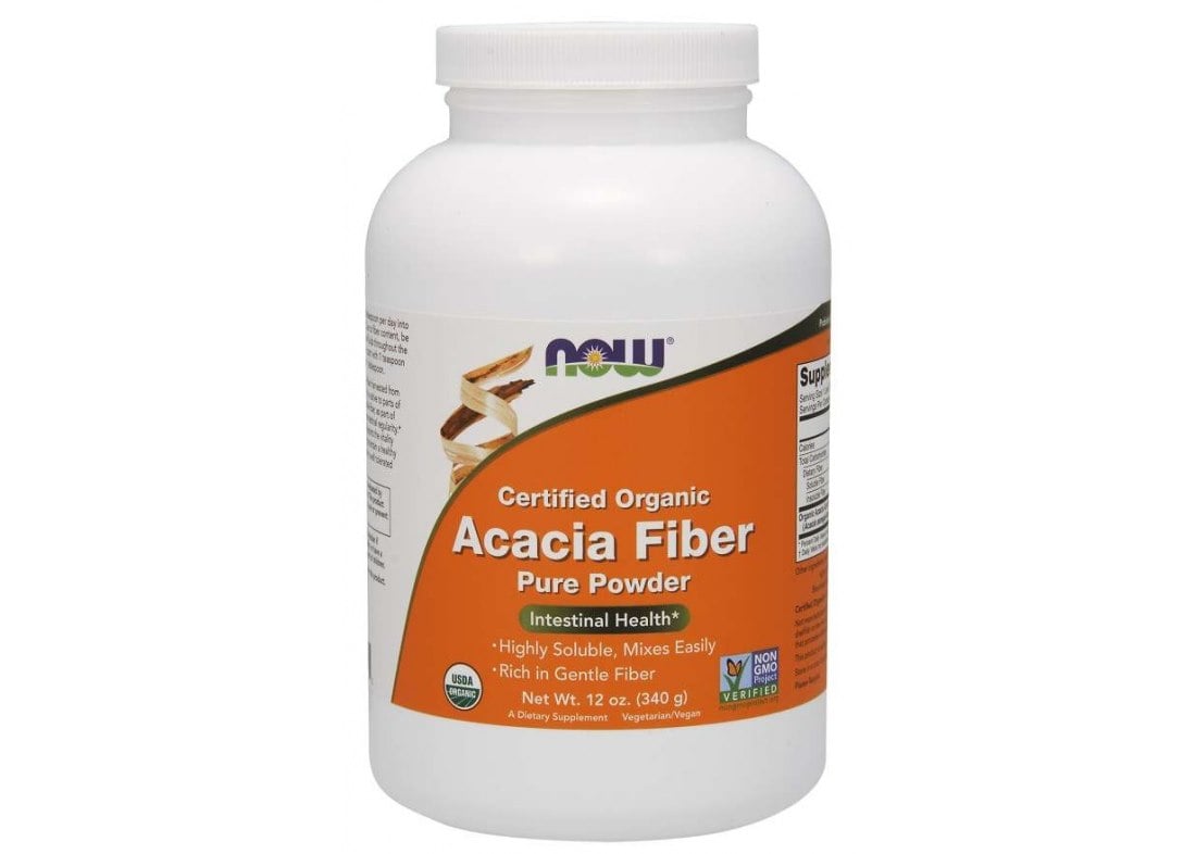 Now Foods Acacia Fiber Organic (akáciová vláknina) 340 g