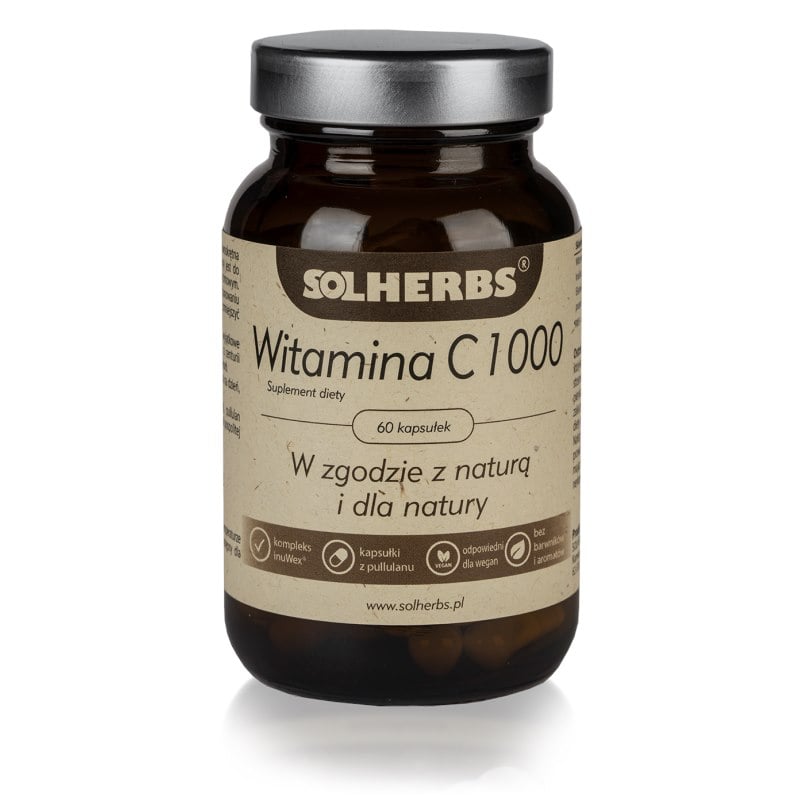 SOLHERBS Vitamín C 1000 mg 60 kapsúl