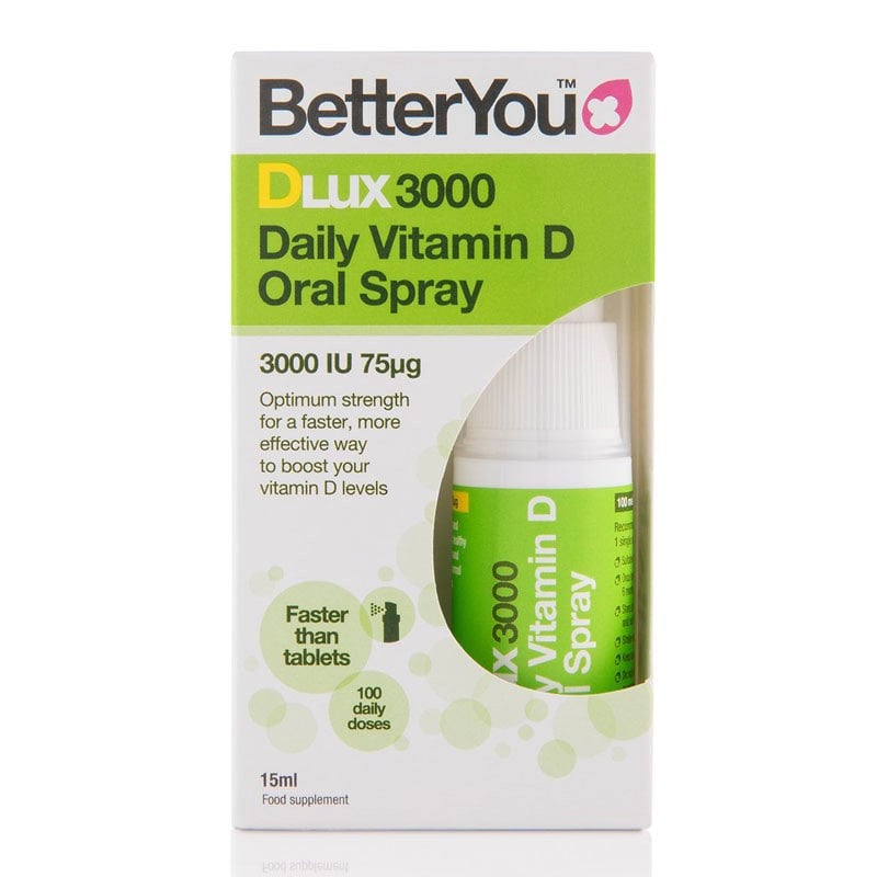 BetterYou Vitamín D3 3000 IU 15 ml ve spreji