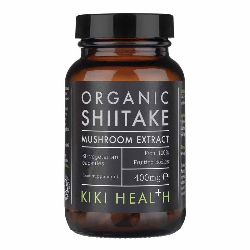 KIKI Health Extrakt zo shiitake 400 mg 60 kapsúl